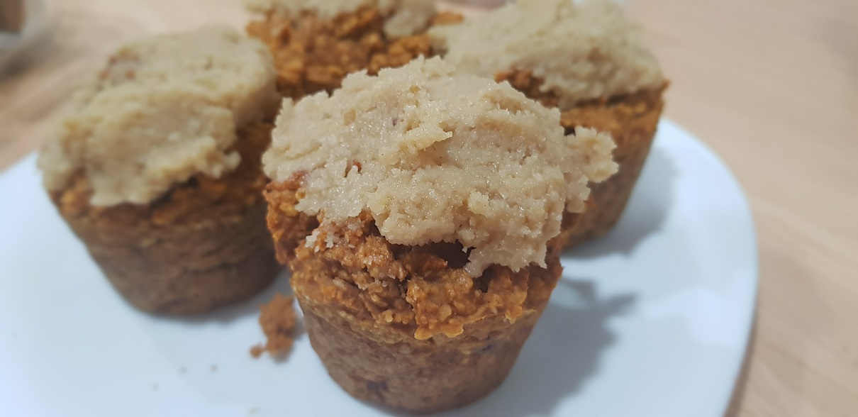 Muffins de boniato saludables sin azúcar